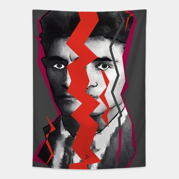 Franz Kafka Tapestry by Exile Kings 