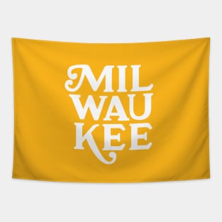 Vintage Milwaukee Lettering Tapestry