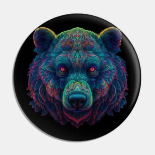 Neon Bear Pin