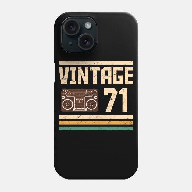 Vintage 1971  51 years old Phone Case by hoopoe