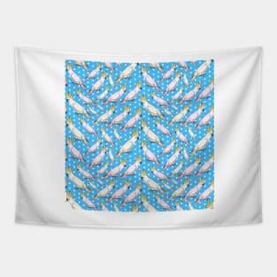 Australian Native Birds - Cockatoo - Aussie Fashion Pattern Tapestry