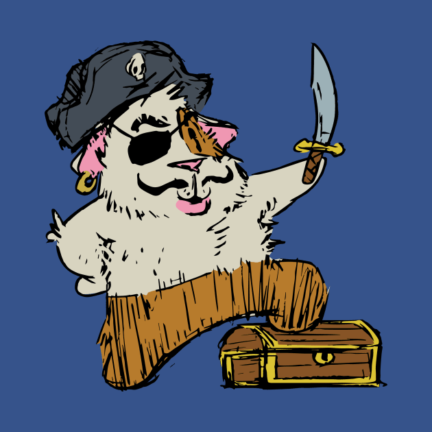 Guinea Pig Pirate by GuineaPigArt