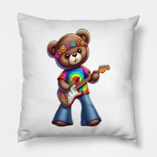 Hippie Bear Pillow