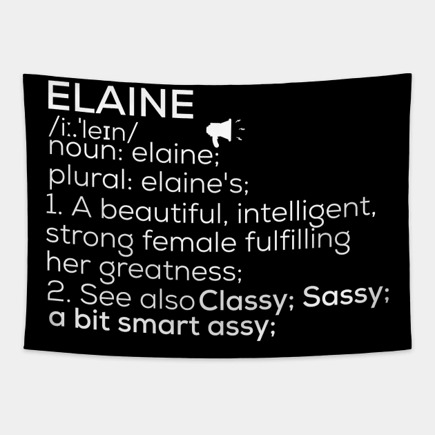 Elaine Name Elaine Definition Elaine Female Name Elaine Meaning Tapestry by TeeLogic