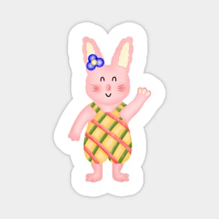 Cute pineapple Rabbit. Magnet