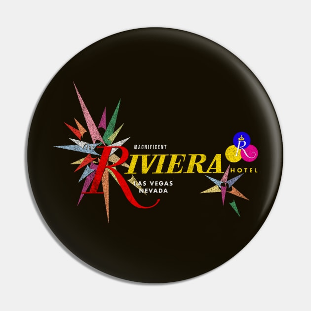 Retro Vintage Riviera Hotel and Casino Las Vegas Pin by StudioPM71