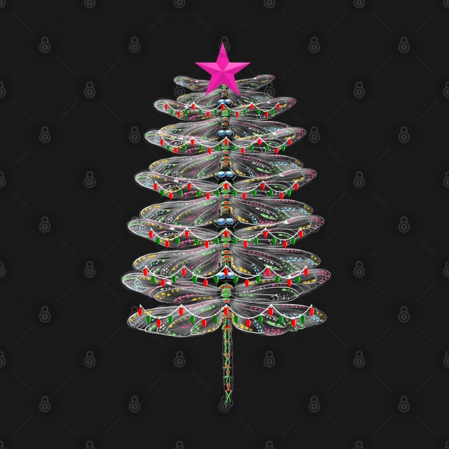 Dragonfly Holiday Tree by StuffWeMade