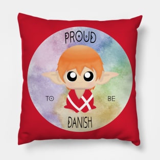 Proud to be Danish (Sleepy Forest Creatures) Pillow