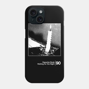 Waiting For the Night - Depeche Mode / Minimal Graphic Artwork Phone Case