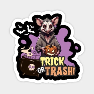 Trick-or-trash Magnet