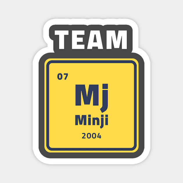 Team Minji Magnet by wennstore