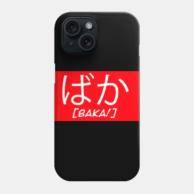 Baka Kanji Phone Case by Alex21