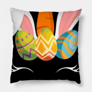 Unicorn Easter TShirt Girl Easter Bunny Bunnicorn Pillow