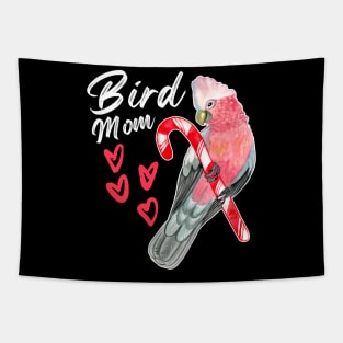 Parrot Bird Mom - Galah Cockatoo Watercolor Tapestry