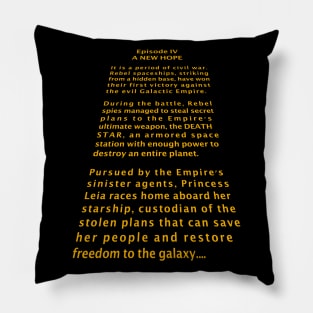 A New Hope - Opening Crawl Pillow