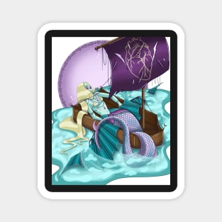 Huntress Mermaid Magnet