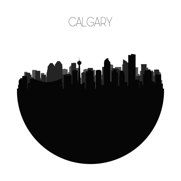 Calgary Skyline by inspirowl