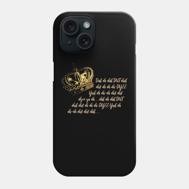 King George Chorus Funny Phone Case by Whimsy Works