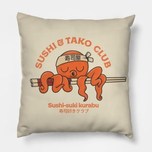 Sushi and taco club Pillow