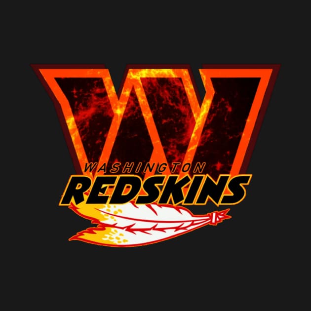 washington redskins football logo by valentinewords