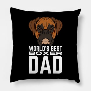 World's Best Boxer Dad Pillow