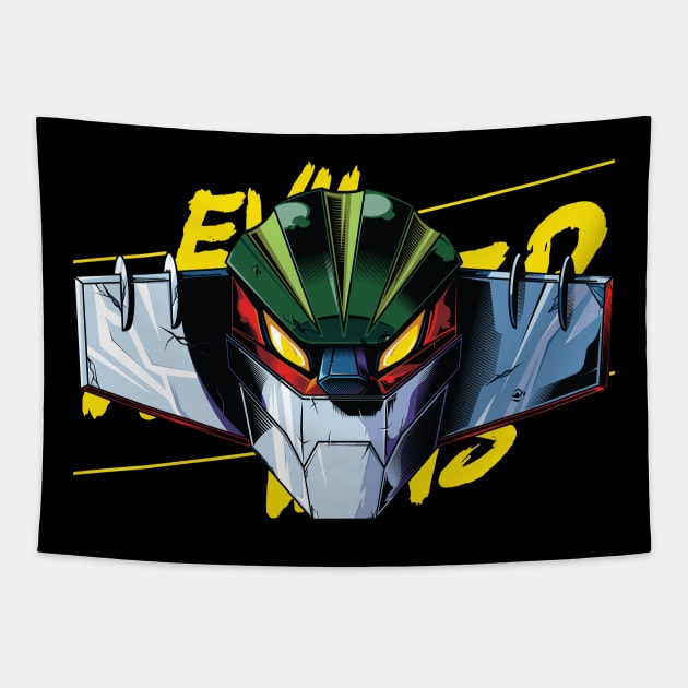 Super Classic Mechas 02 Steel Jeeg Tapestry by Evil Never Wins