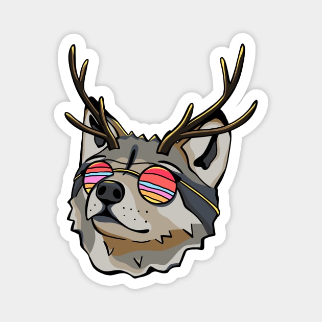 The Antlered Wolf x Summer - Chad Magnet by The Antlered Wolf