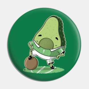 SOCCER AVOCADO Pin