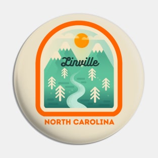 Linville North Carolina NC Tourist Souvenir Pin