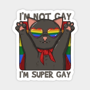 I'm Not Gay I'm Super Gay Magnet