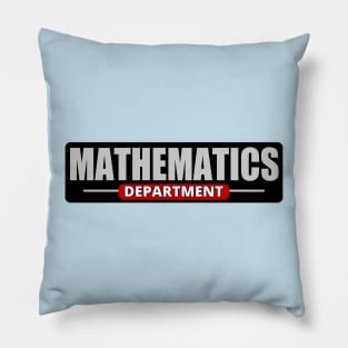 The Mathematics Department - Math Lover Pillow