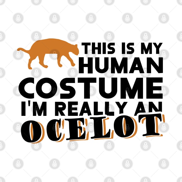 Buy ocelot human costume cuddly toy fan by FindYourFavouriteDesign