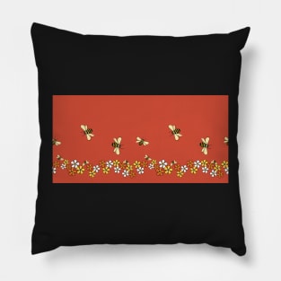 Pollinators at work Pillow