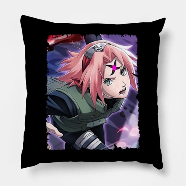 SAKURA HARUNO MERCH VTG Pillow by xsmilexstd