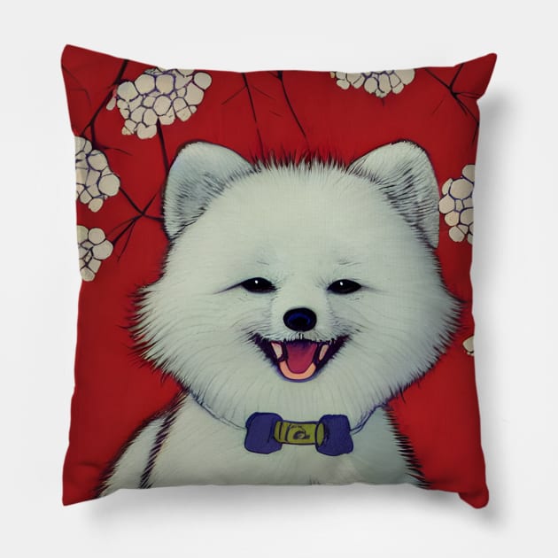 Samoyed pillow on sale