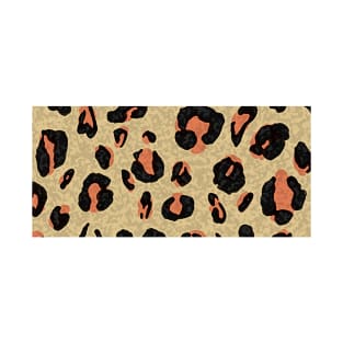 Rocky Flintstone Designer Label Timeless Leopard Print. T-Shirt