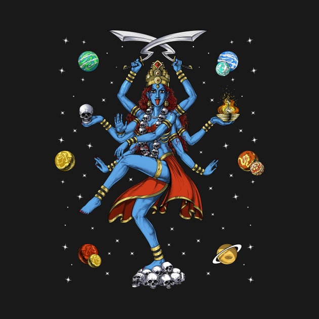 Kali Hindu Goddess by underheaven