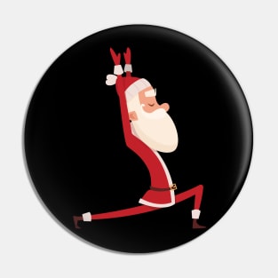 Funny Christmas Namasleigh Santa Believe Yoga Gift T-Shirt Pin