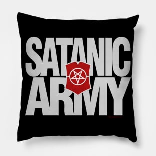 The Satanic Army - Pentagram Shield Pillow