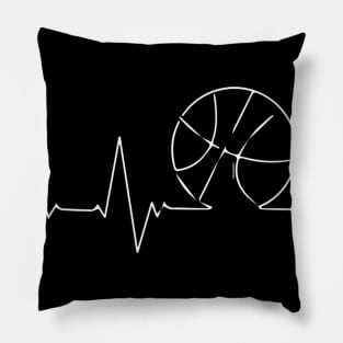 Basketball Heartbeat Pillow