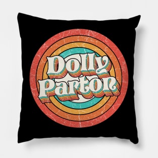 Dolly Proud Name - Vintage Grunge Style Pillow