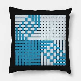 8 Shaft Woven Pinwheel Pattern Pillow