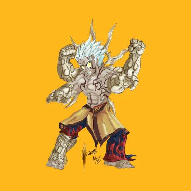 Asura wrath by Chaeros Arts