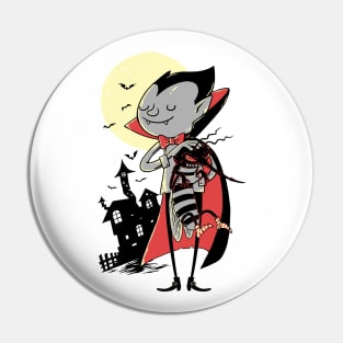 Dracula Got A New Pet Pin