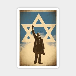 Israel freedom illustration design Magnet