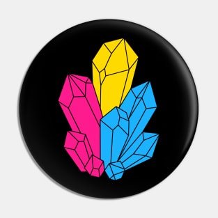 Pansexual Crystals Pin