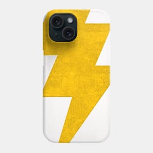 Lightning Bolt yellow Phone Case