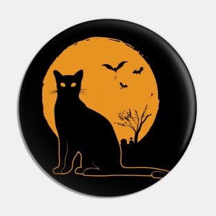 Black Cat Pin