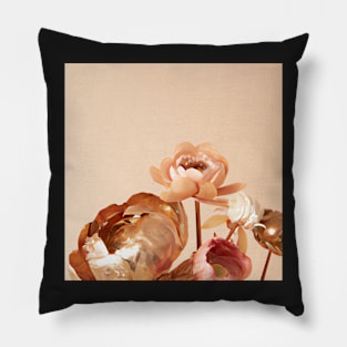 Golden flowers Pillow