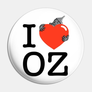 I Love OZ! Pin